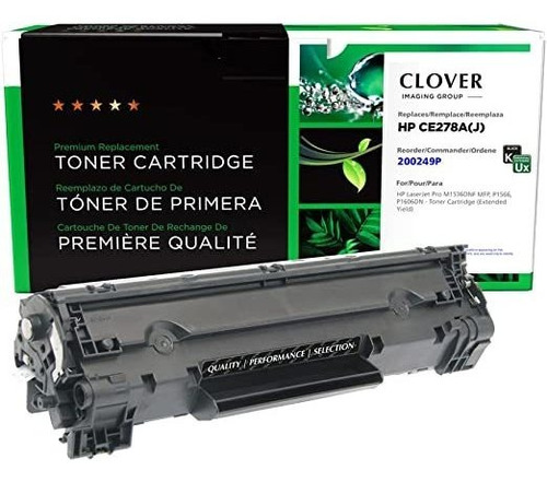 Clover Cartucho De Tóner Remanufacturado Para Hp 78a Exten.