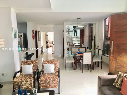 Casa Em Condomínio Para Venda Em Parnamirim, Nova Parnamirim - Jardim Atlântico, 5 Dormitórios, 5 Suítes, 6 Banheiros, 2 Vagas - Cas0834-j_2-779838