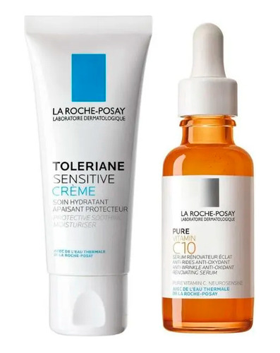 Set Pure Vitamina C10 + Toleriane Sensitive La Roche Posay