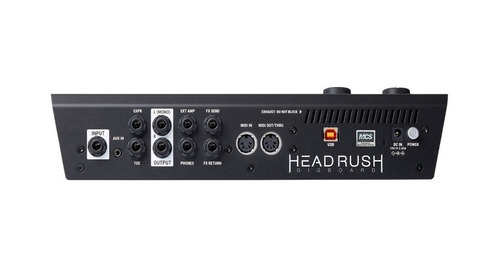 Imagen 3 de 3 de Pedal de efecto para instrumento de cuerda HeadRush Gigboard negro