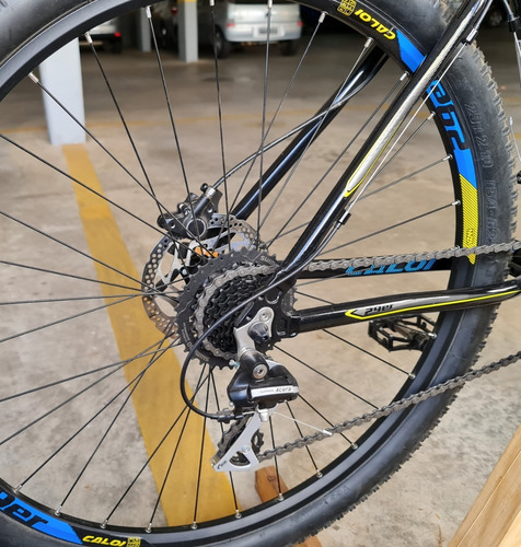 Bicicleta Caloi Atacama Aro 29/qd19 C/susp - Equipada E Zero Preto-brilhante 19 " (Usado)