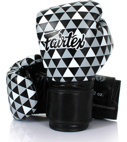 Guantes De Boxeo Fairtex Black Prism De 8 Onzas