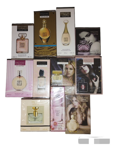 Onlyou Miniatura Perfume Cartera Collection 30ml. X 4 Unid.