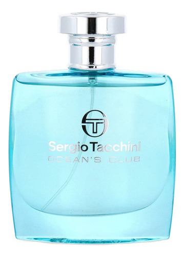 Perfume para hombre Ocean's Club Edt de Sergio Tacchini, 100 ml