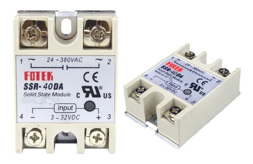 Rele De Estado Solido 40 Amp Fotek Ssr