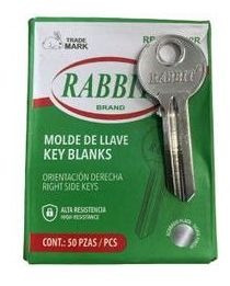 Caja De Llave Derecha X50pzas Rabbit Mayor Y Detal 