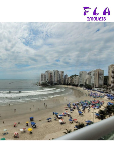 Apartamento De Frente Ao Mar Na Praia Das Astúrias 3 Quartos 2 Suítes Closet Banheira Hidromassagem Sacada Com Vista Para O Mar
