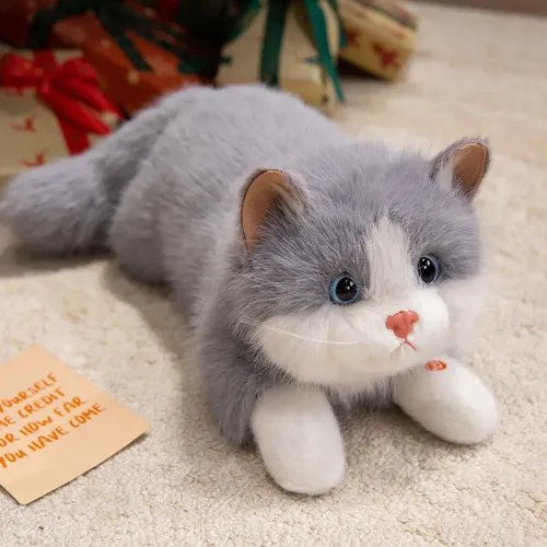 Juguete De Peluche De Realista, Realista, Abrazable, Blanco | Cuotas sin interés