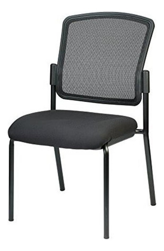 Eurotech Seating Silla Apilable Dakota 2, Estructura Negra