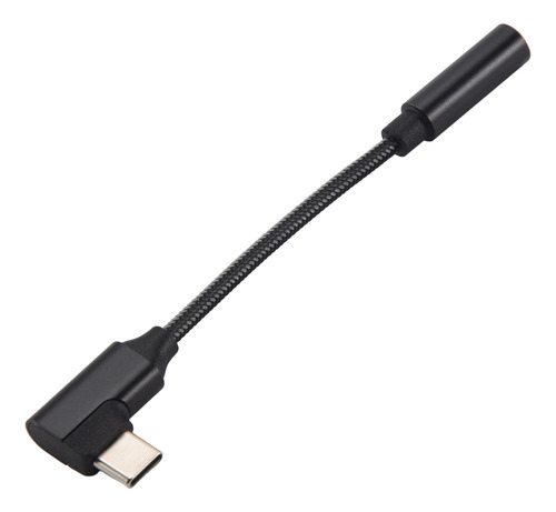 Adaptador De Auriculares Usb C A 3.5 Mm De 90 Grados Tipo C