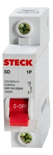 Disyuntor de riel DIN automático en miniatura Steck SDD61C40