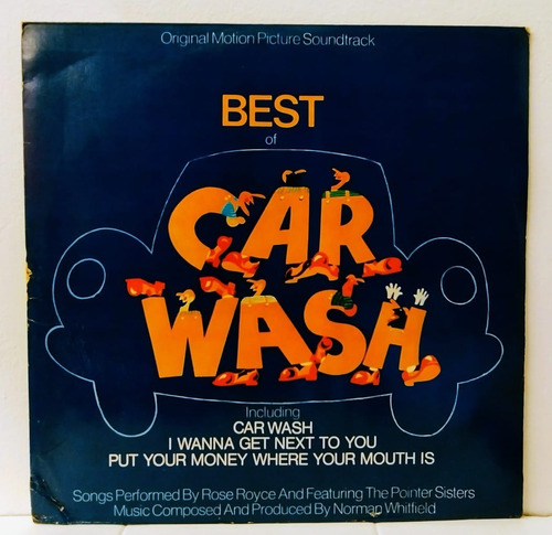 Rose Royce Best Of Car Wash - Lp Disco De Vinil Tema Filme