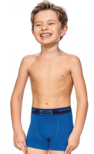 Cueca Boxer Infantil Sem Costura Zee Rucci Kit 10