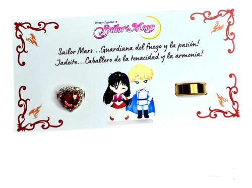 Anillos De Compromiso De Sailor Mars Y Jadeite D Sailor Moon