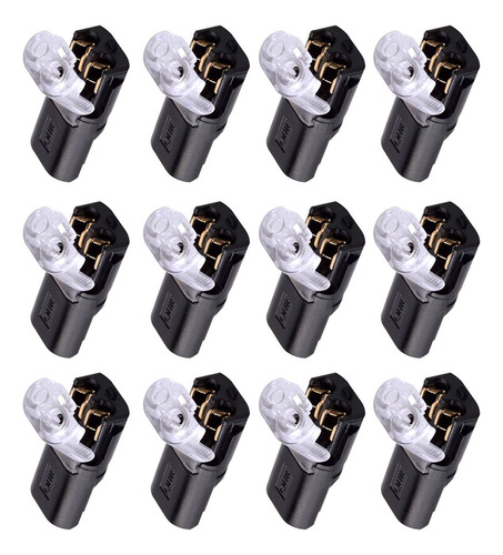 Cable De Cable De Enchufe De 2 Pines, 50 Piezas, Conectores