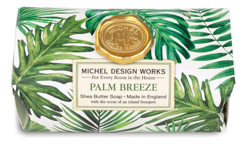 Michel Design Works Barra De Jabn De Bao Grande, Palm Breeze