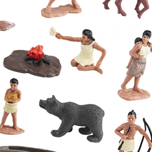 12 Figuras Indias, Figuras Americanas, Juguetes Educativos,
