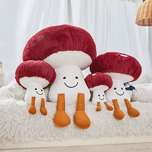 Bestsea Mushroom Almohadas Para Camas Sofás Mushroom