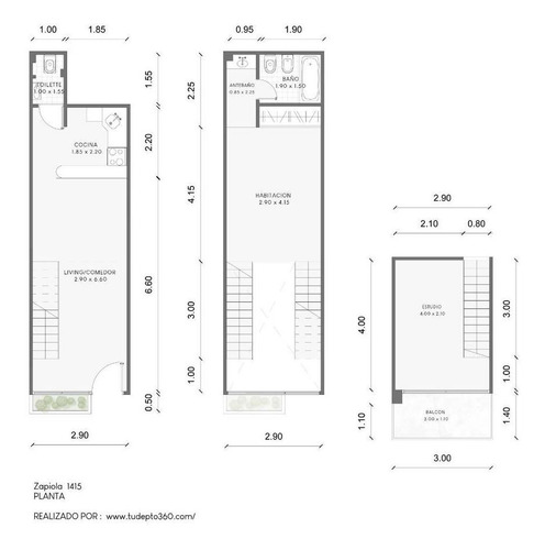 Imagen 30 de 30 de Ph 2 1/2 Ambientes Con Estudio - Apto Prof - Sin Expensas - 60m2, Colegiales.