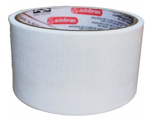 5 Fitas Adesiva Silver Tape Multiuso Alta Fixação 48mm X 5m Cor Branco