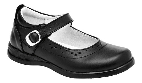 Ensueño Niña Zapato Escolar Color Negro. Cod 89640-1