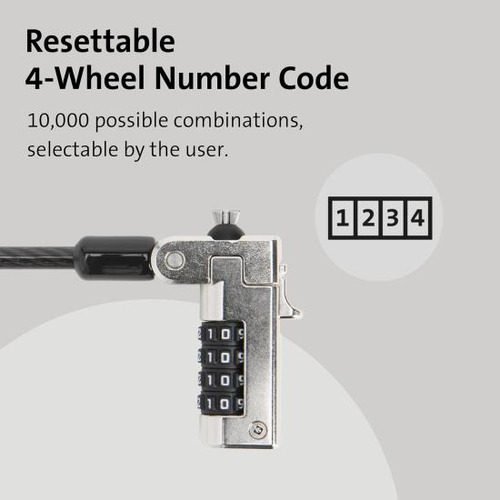 Candado Para Computadora Portátil Dell Kensington N17, Cable