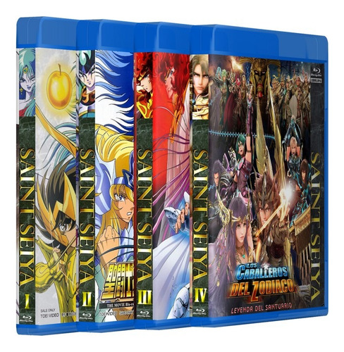 Saint Seiya Pack 6 De Peliculas - Bluray
