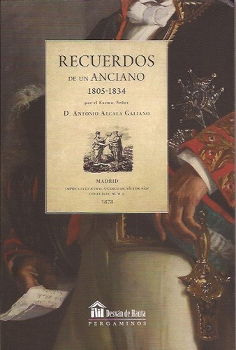 Recuerdos De Un Anciano, De Alcalá Galiano, Antonio. Editorial Biblok Book Export, Tapa Blanda En Español