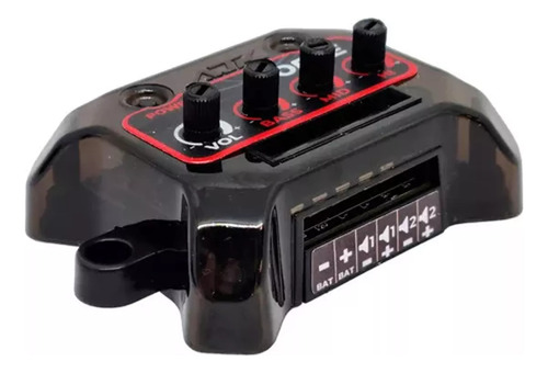 Mini Player Ajk Apl1012 50w Force Bt Caixa Bob Amplificado
