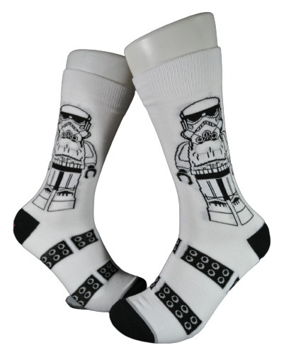 Calcetines Animados Divertidos Star Wars Lego Storm Trooper