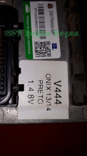 Imagem 4 de 7 de Kit Módulo De Injeção Onix Ltz 13/14 1.4 8v Flex Abjt V444