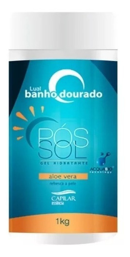 Gel Pós Sol Banho Dourado Bronzeamento Natural Capilar