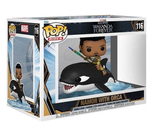 Funko Pop! Black Panther: Wakanda Forever - Namor On Orca