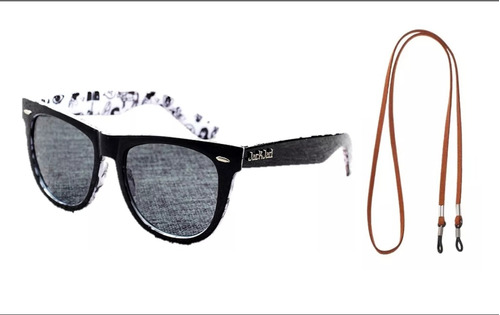 Lentes De Sol Jack Jad Con Strap De Cuero Y Estuche Rigido