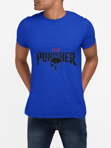 Polera The Punisher Marvel Algodon Estapadas