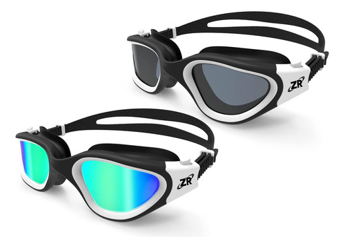 Gafas De Natación Zionor X2u Blanco Y Blanco1