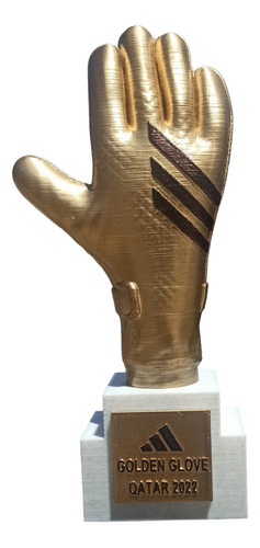 Guante De Oro 40cm Arquero Golden Glove Trofeo Premio