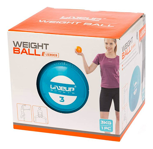 Soft Ball Mini Bola De Exercicio 3kg Liveup 