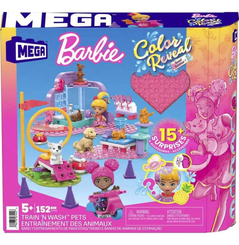 Mega Barbie Juguete Construcción Reveal Entrenamiento Y Baño