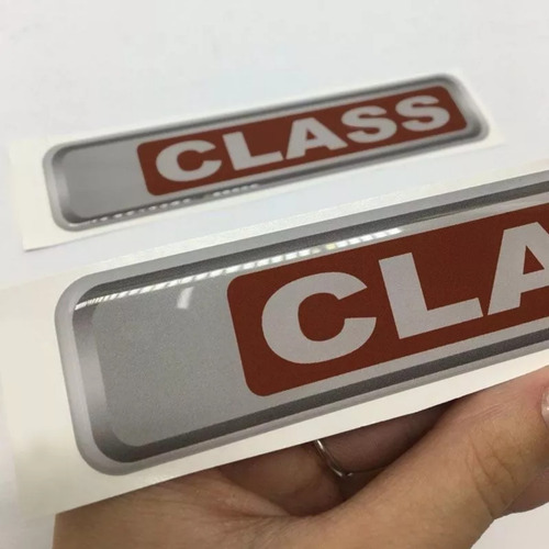 Par Emblema Adesivo Resinado Class Ford Fiesta 2011 12 13 14