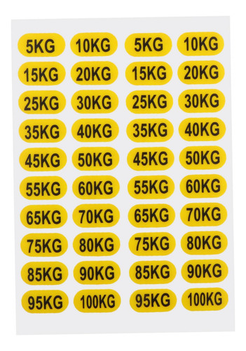 1 Etiquetas De Peso For Pilas De Pesas Etiquetas De Peso