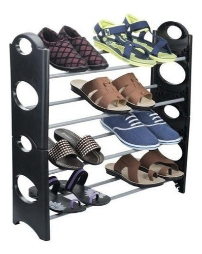 Organizador Zapatero Ajustable 1 A 4 Niveles 12 Pares Zapato