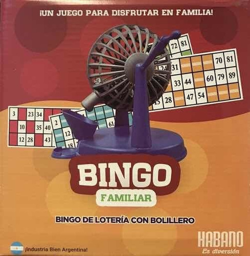 Bingo Familiar De Lotería Con Bolillero - Habano