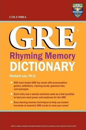 Libro Columbia Gre Rhyming Memory Dictionary - Richard Le...