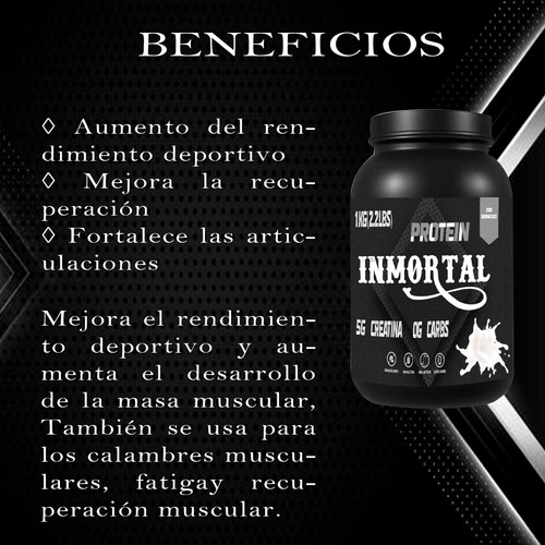 Dúo Peptonas Athena + Creatina Inmortal 90 Cap/1kg 200 Serv. Sin Sabor - Natural
