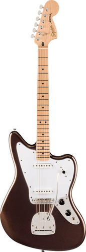 Guitarra Eléctrica Fender Jaguar Serie Affinity Brown Color Mystic Metallic Brown Material Del Diapasón Laurel Orientación De La Mano Diestro