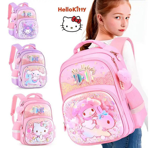 A Mochila Escolar Hello Kitty De Sanrios My Melody Cinnamoroll