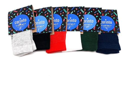 Medias Niño Surtidas Pack X6 311 T0 + Cuotas Corinto