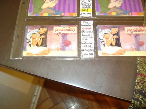 Tarjeta Telefonica Disney Pocahontas 1 Con Blister Serie F14 (Usado)