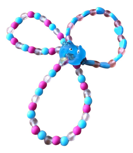 Pulsera Wild Republic Delfín Creations Rosa Azul Infantil Rosa/azul 14 Cm